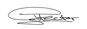 Gerald Hector signature